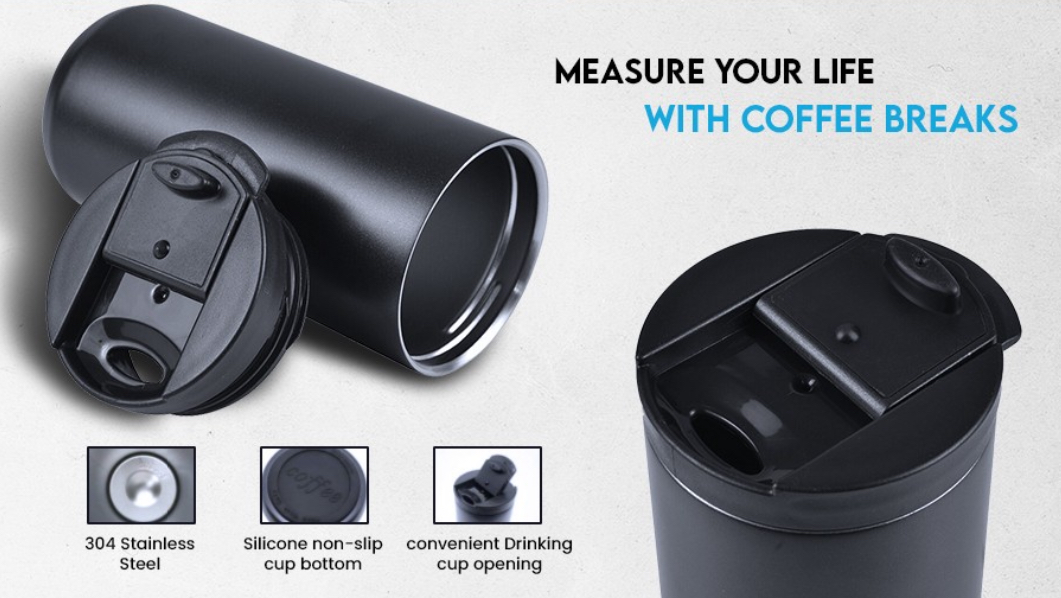 500mL Premium Stainless Steel Coffee Tumbler hover